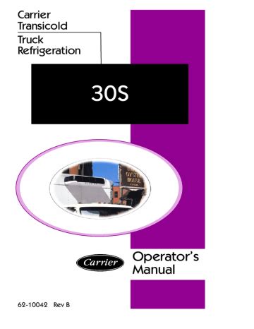 CARRIER TRANSICOLD 30S MANUAL Ebook Epub