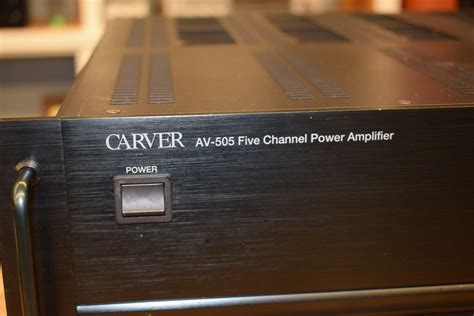 CARVER AV 505 SPECS Ebook PDF