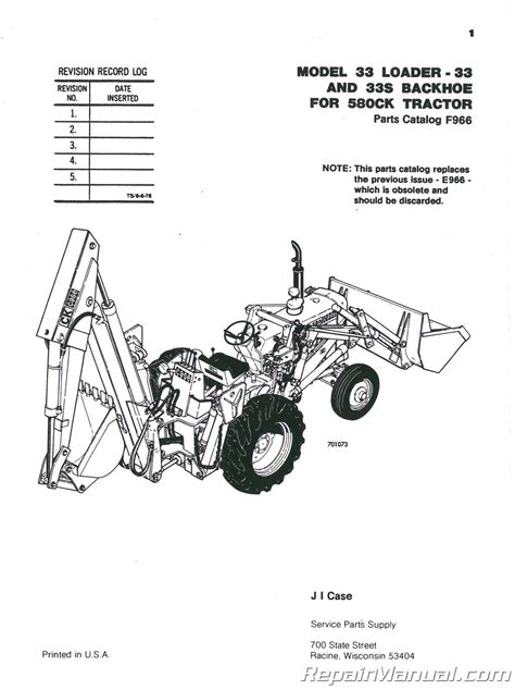 CASE 580C PARTS MANUAL Ebook PDF