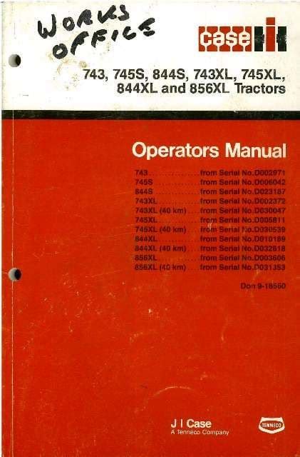 CASE IH 844XL SERVICE MANUAL Ebook PDF