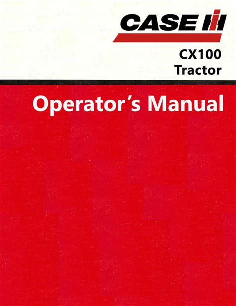 CASE IH CX100 MANUAL Ebook Reader