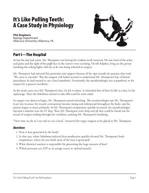 CASE STUDY ITS LIKE PULLING TEETH ANSWER Ebook PDF