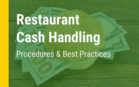 CASH HANDLING POLICY PROCEDURES RESTAURANT Ebook Kindle Editon