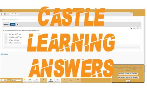 CASTLE LEARNING ANSWER HACK Ebook PDF