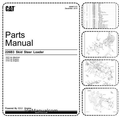 CAT 226B PARTS MANUAL Ebook Kindle Editon