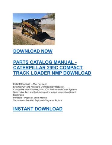 CAT 299C PARTS MANUAL Ebook Doc