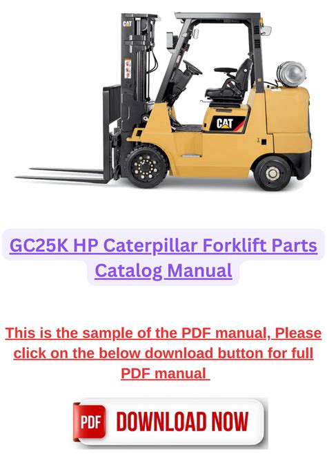 CATERPILLAR FORKLIFT GC25K MANUAL Ebook Epub