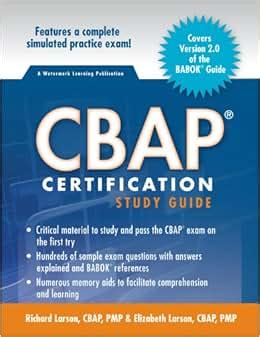 CBAP CERTIFICATION STUDY GUIDE 2ND EDITION Ebook Doc