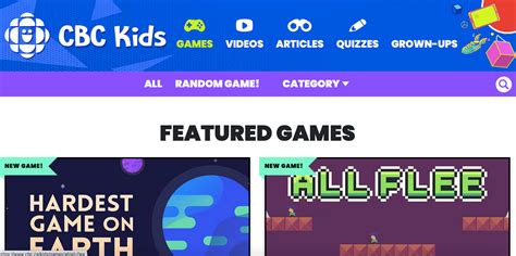 CBC Kids Games: An Unparalleled Educational Resource for Young Learners