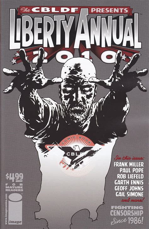 CBLDF Liberty Annual 2010 Cover B Epub