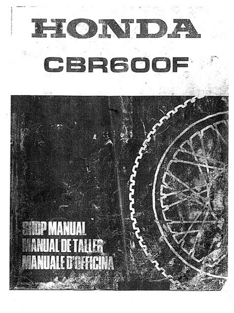 CBR600F MANUAL Ebook Doc