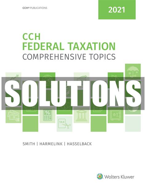 CCH FEDERAL TAXATION COMPREHENSIVE TOPICS SOLUTION 2014 Ebook Epub