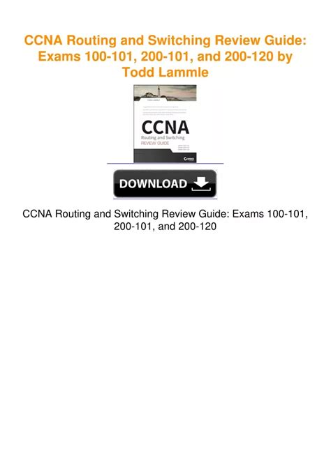 CCNA Routing and Switching Review Guide Exams 100-101 Reader