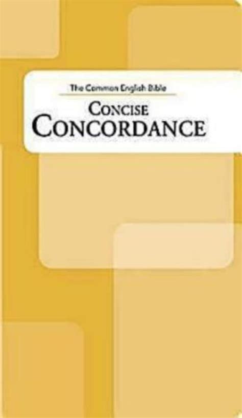 CEB Common English Bible Concise Concordance PDF