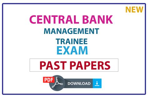 CENTRAL BANK MANAGEMENT TRAINEE PAST PAPERS Ebook PDF