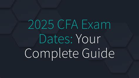 CFA Exam Dates: The Ultimate Guide to Passing the CFA Test