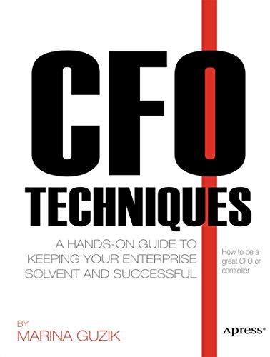 CFO Techniques A Hands-On Guide to Keeping Your Business Solvent and Successful PDF