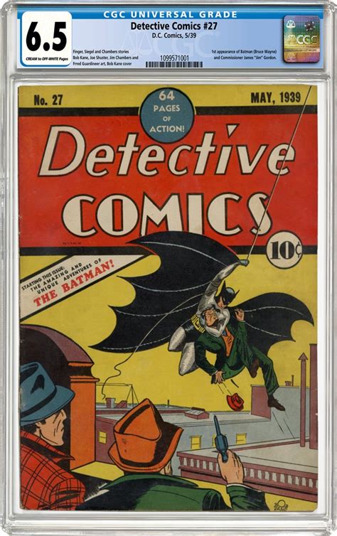 CGC Graded 98 Batman Detective Comics 56 Comic Book 1st Printing Reader