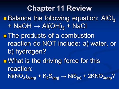 CHAPTER 11 CHEMICAL REACTIONS ANSWERS Ebook PDF