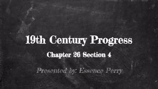 CHAPTER 26 SECTION 4 NINETEENTH CENTURY PROGRESS ANSWERS Ebook Kindle Editon