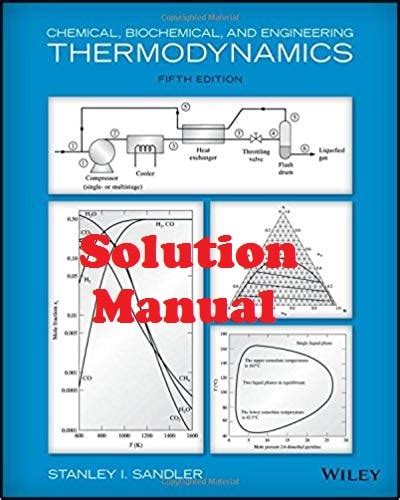 CHEMICAL BIOCHEMICAL AND ENGINEERING THERMODYNAMICS SANDLER SOLUTION MANUAL Ebook PDF