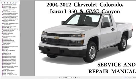 CHEVROLET COLORADO REPAIR MANUAL Ebook Reader