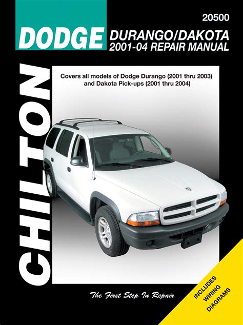 CHILTONS DODGE DURANGO DAKOTA 2001 03 REPAIR MANUAL PDF Ebook Epub