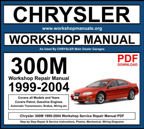 CHRYSLER 300M REPAIR MANUAL PDF Ebook PDF