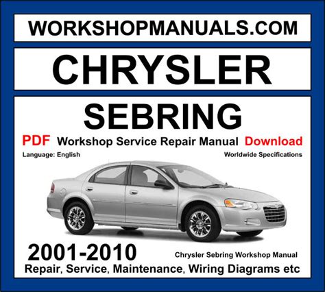 CHRYSLER SEBRING SERVICE MANUAL PDF Ebook Doc