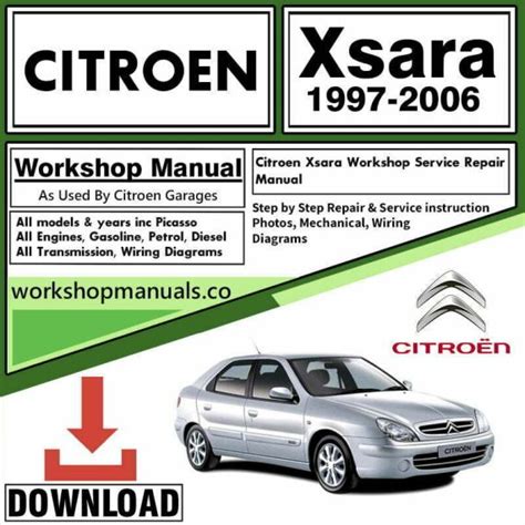CITROEN XSARA WORKSHOP MANUAL PDF Ebook Doc