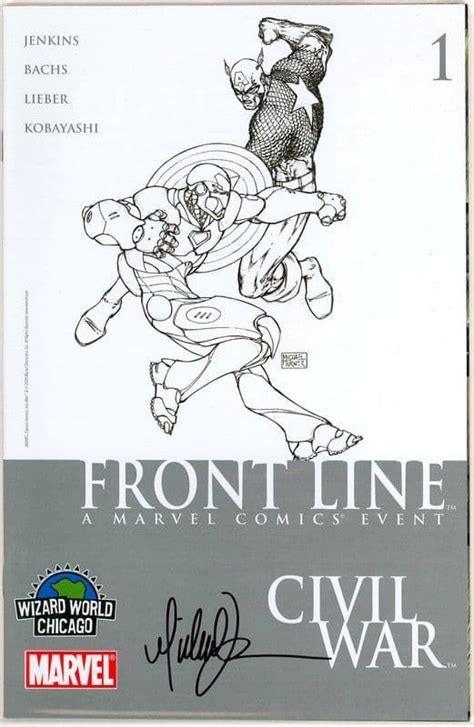 CIVIL WAR FRONT LINE 1 WIZARD WORLD CHICAGO SKETCH VARIANT SIGNED BY MICHAEL TURNER PDF