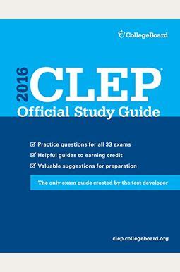 CLEP Official Study Guide 2001 Edition All-New 12th Annual Edition Doc