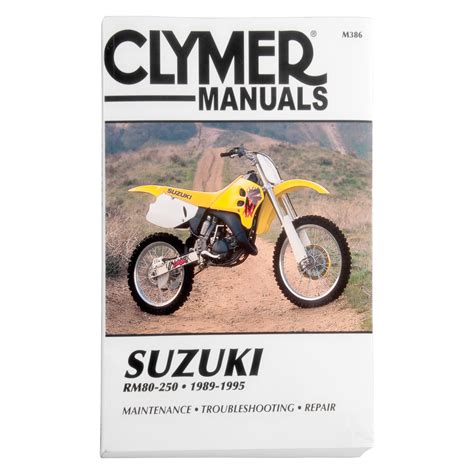 CLYMER SUZUKI RM80-250 1989-1995 *SERVICE *REPAIR *MAINTENANCE Ebook PDF