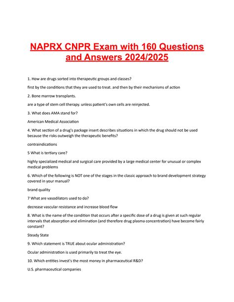 CNPR OFFICIAL EXAM Ebook Kindle Editon