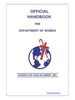 COGIC OFFICIAL MANUAL pdf Reader