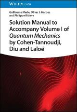 COHEN TANNOUDJI SOLUTIONS Ebook PDF