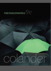 COLANDER MICROECONOMICS 9TH EDITION ANSWER KEY Ebook Kindle Editon