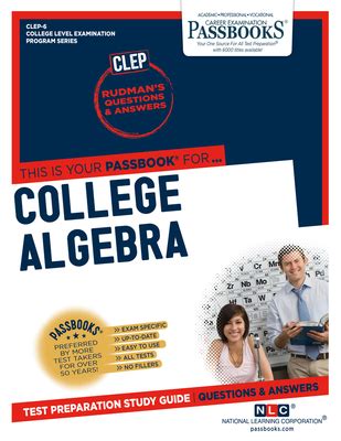 COLLEGE ALGEBRA College Level Examination Series Passbooks COLLEGE LEVEL EXAMINATION SERIES CLEP Kindle Editon