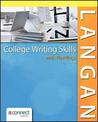 COLLEGE WRITING SKILLS AND READINGS 9TH EDITION Ebook PDF
