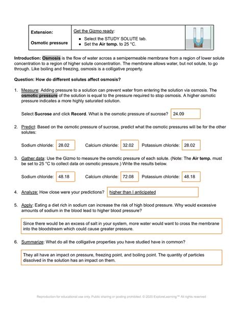 COLLIGATIVE PROPERTIES VIRTUAL LAB ANSWERS KEY Ebook Reader