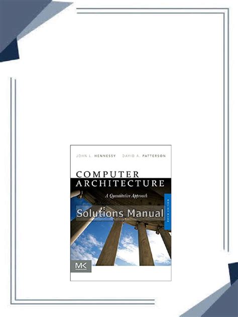 COMPUTER ARCHITECTURE A QUANTITATIVE APPROACH 5TH EDITION SOLUTION MANUAL PDF Ebook Doc