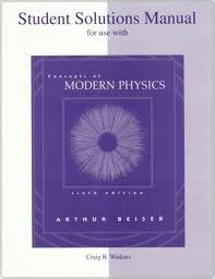 CONCEPTS OF MODERN PHYSICS BY ARTHUR BEISER SOLUTIONS MANUAL Ebook PDF