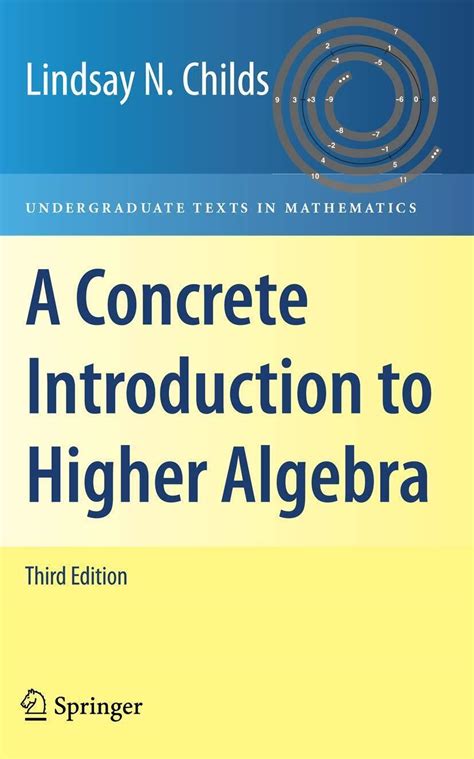 CONCRETE INTRODUCTION TO HIGHER ALGEBRA SOLUTIONS MANUAL Ebook PDF