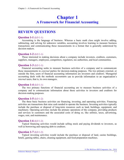 CONNECT FINANCIAL ACCOUNTING MCGRAW HILL QUIZ ANSWERS Ebook PDF