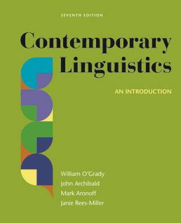 CONTEMPORARY LINGUISTICS AN INTRODUCTION 7TH EDITION Ebook PDF