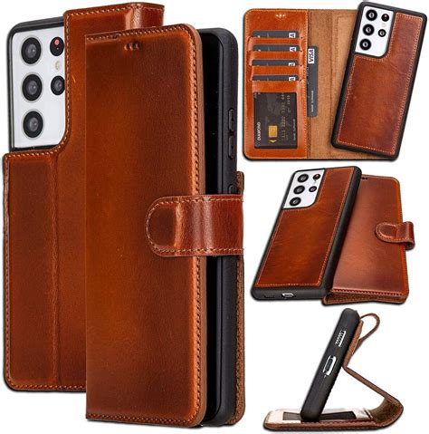 COOLKE Window Wallet Leather Samsung Reader