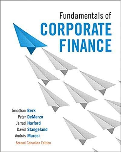 CORPORATE FINANCE SECOND CANADIAN EDITION Ebook Kindle Editon