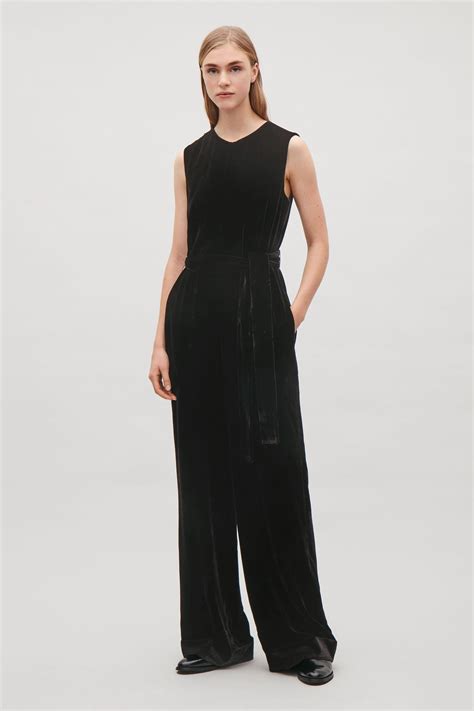 COS black jumpsuit