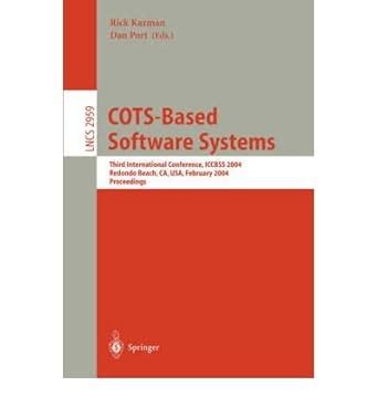 COTS-Based Software Systems Third International Conference Epub