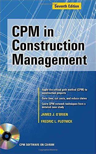 CPM IN CONSTRUCTION MANAGEMENT 7TH EDITION Ebook PDF